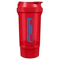 Los mejores  - Shaker 500 ml con compartimento para los polvos- Preparador de batidos de proteínas y BCAA- libres de BPA y a prueba de…
